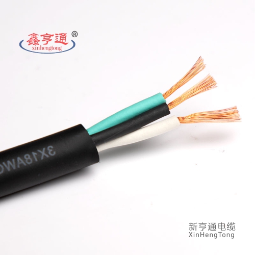 阻燃橡胶H05RN-F阻燃橡胶电缆线,橡套软电缆规格型号表