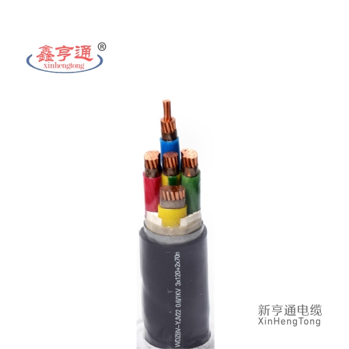 NH-YJV22产品名称：铜(铝）芯交联聚乙烯绝缘钢带铠装聚氯乙烯护套（阻燃耐火）电力电缆。