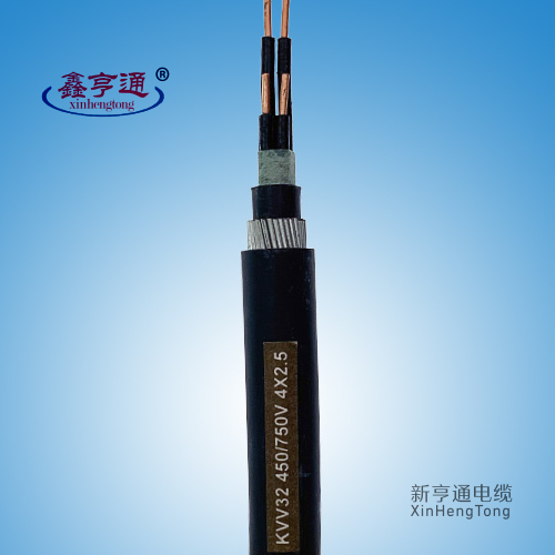 塑料绝缘控制电缆KVV32 450/750V 4x2.5
